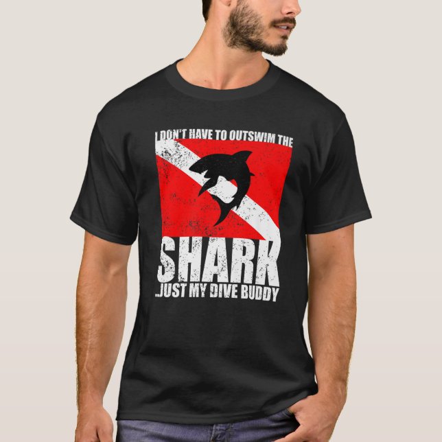 Camiseta Los hombres son graciosos, no tengo que nadar más  (Anverso)