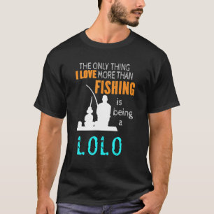 Camiseta Los hombres son más que amantes de la pesca de la 