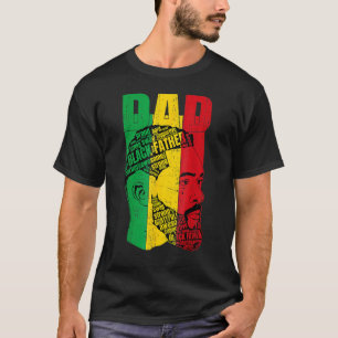 Camiseta Los hombres son un fuerte padre negro rey africano