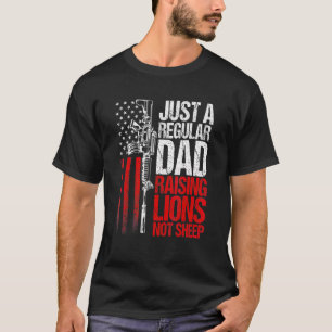 Camiseta Los Hombres Son Un Padre Regular Que Cria A Los Le