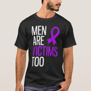 Camiseta Los hombres son víctimas Abuso narcisista Violenci