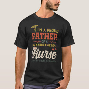 Camiseta Los Hombres Soy Un Orgulloso Padre De Una Impresio