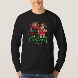 Camiseta Los Hombres Tienen Un Navidad De Larry En Vacacion