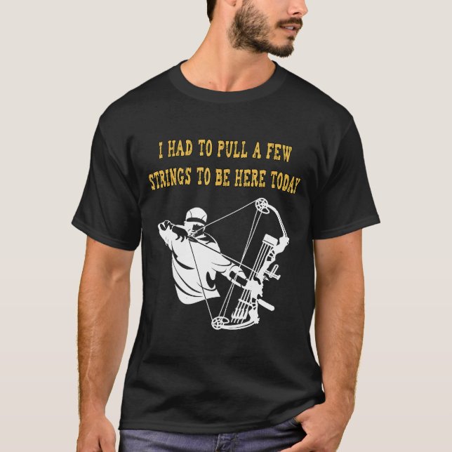 Camiseta Los Hombres Tiran Unas Cuantas Cadenas De Arco Pun (Anverso)