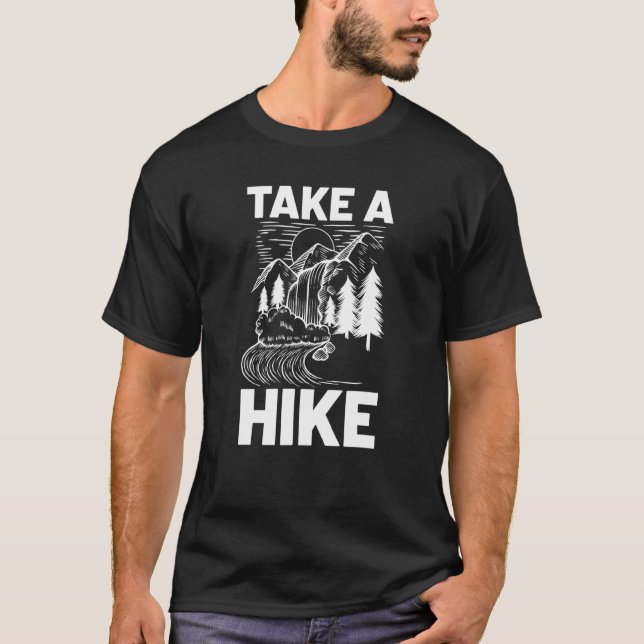 Camiseta Los Hombres Toman Una Aventura Al Aire Libre Para  (Anverso)