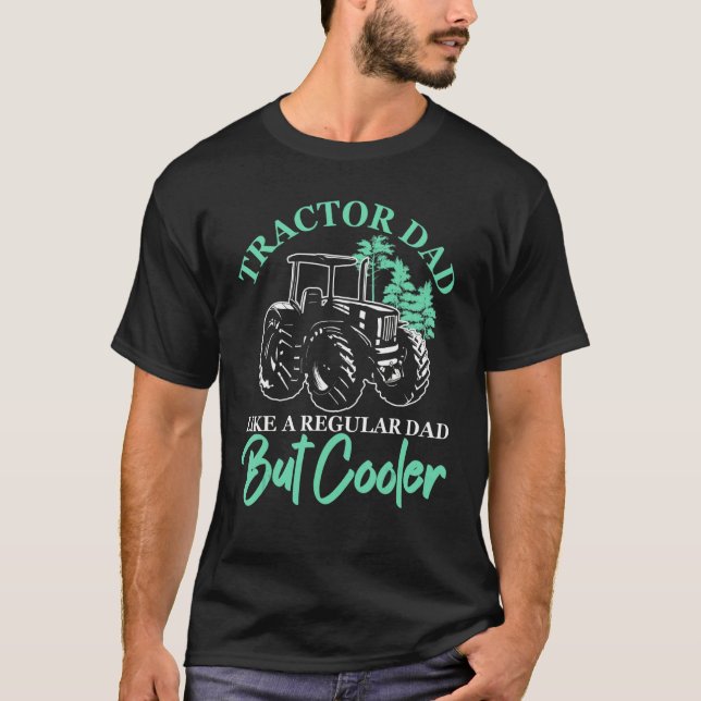Camiseta Los Hombres Tracan A Papá Como Un Padre Regular Pe (Anverso)