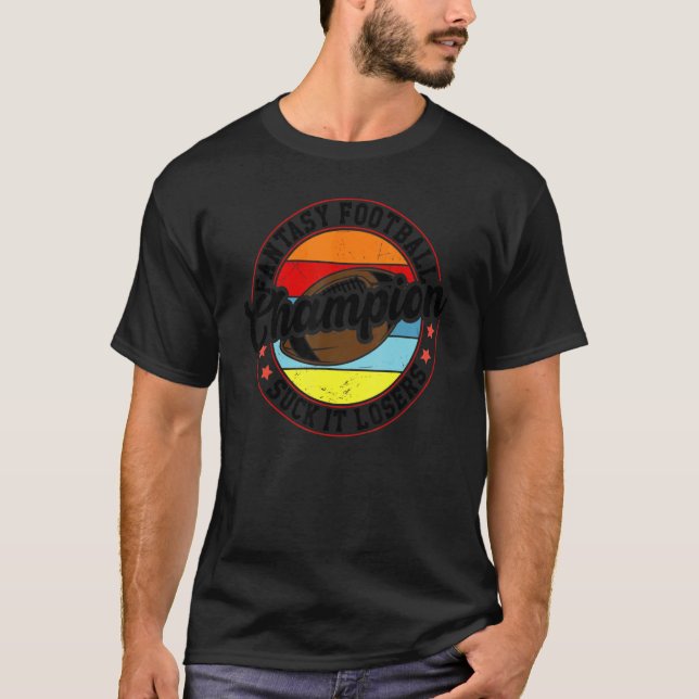 Camiseta Los Hombres Últimos Lugares Perdedores Fantasía Ca (Anverso)