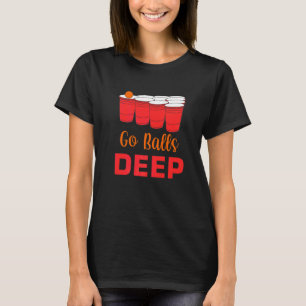 Camiseta Los hombres van a las bolas de agua Juegos para el