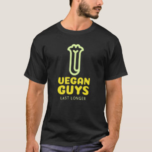 Camiseta Los hombres vegan duran más ferry
