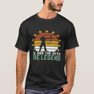 Camiseta Los Hombres Vintage Arquero El Hombre El Mito La L
