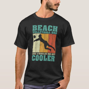 Camiseta Los Hombres Vintage Beach Volleyball Dad Like A Re