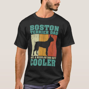 Camiseta Los Hombres Vintage Boston Terrier Dad Como A Un P