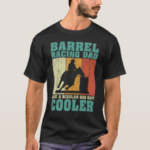 Camiseta Los Hombres Vintage Carreras De Barril A Papá Como
