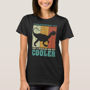Camiseta Los Hombres Vintage Dilophosaurus Dad Como Un Padr