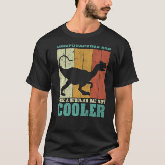 Camiseta Los Hombres Vintage Dilophosaurus Dad Como Un Padr