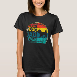 Camiseta Los hombres vintage mejor perro maltés padre del p