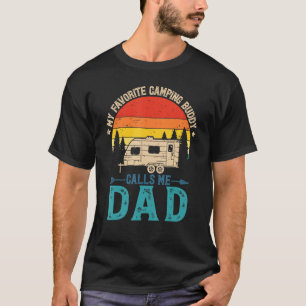 Camiseta Los Hombres Vintage Mi Buddy De Camping Favorito M