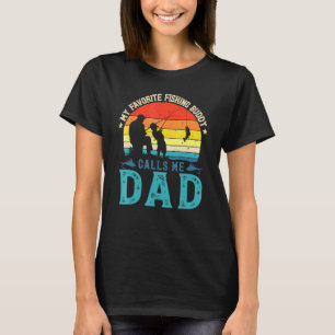Camiseta Los Hombres Vintage Mi Buddy Pescador Favorito Me 
