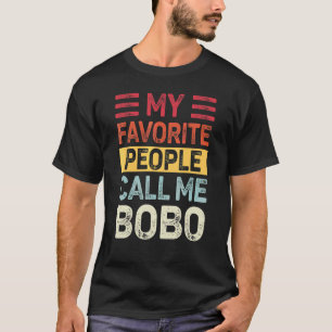 Camiseta Los hombres vintage mi gente favorita me llama Bob