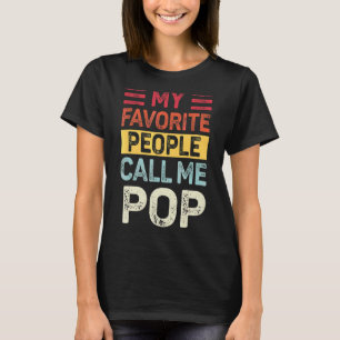 Camiseta Los hombres vintage mi gente favorita me llama pap