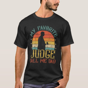 Camiseta Los Hombres Vintage Mi Juez Favorito Me Llaman Pap