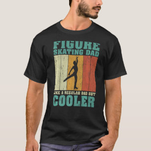 Camiseta Los Hombres Vintage Patinan La Figura Como Un Padr