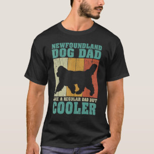 Camiseta Los Hombres Vintage Perro De Terranova, Papá Como