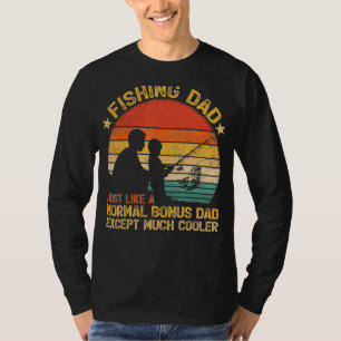 Camiseta Los Hombres Vintage Pescan A Papá Como Un Bono Nor