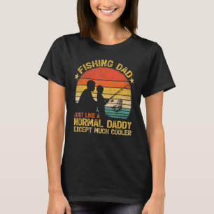 Camiseta Los Hombres Vintage Pescan A Papá Como Un Papi Nor