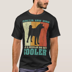 Camiseta Los Hombres Vintage Retro Akita Inu Papá Como Un D