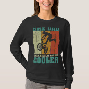 Camiseta Los Hombres Vintage Retro Bmx Papá Como Un Padre R