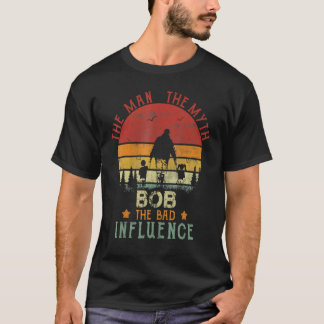 Camiseta Los Hombres Vintage Retro Bob El Hombre El Mito Lo