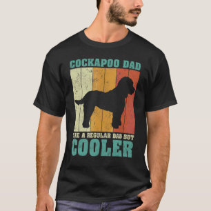 Camiseta Los Hombres Vintage Retro Cockapoo Papá Como Un Pa