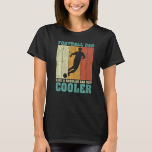 Camiseta Los Hombres Vintage Retro Fútbol Papá Como Un Padr