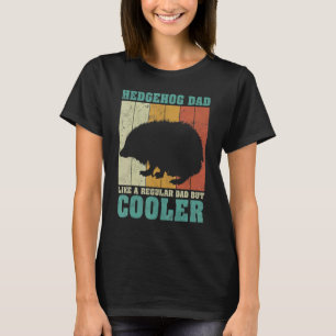 Camiseta Los Hombres Vintage Retro Hedgehog Papá Como Un Pa