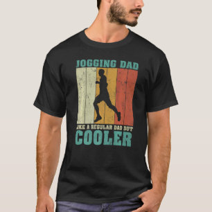 Camiseta Los Hombres Vintage Retro Jogging Dad Como A Un Pa