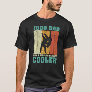 Camiseta Los Hombres Vintage Retro Judo Dad Como A Un Padre