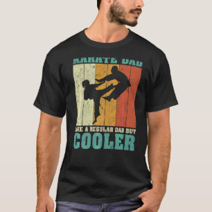 Camiseta Los Hombres Vintage Retro Karate Papá Como Un Padr
