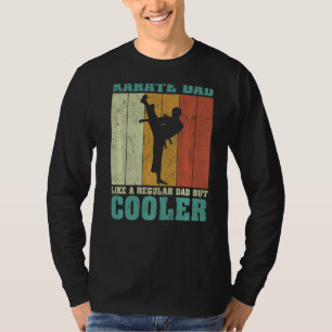 Camiseta Los Hombres Vintage Retro Karate Papá Como Un Padr