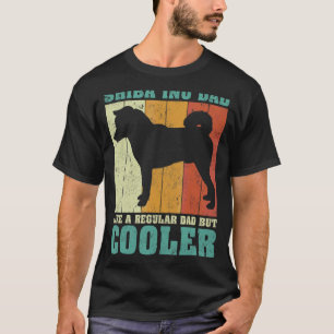 Camiseta Los Hombres Vintage Retro Shiba Inu Papá Como Un D
