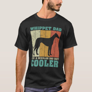 Camiseta Los Hombres Vintage Retro Whippet Dad Como Un Padr