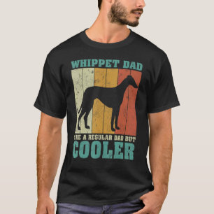 Camiseta Los Hombres Vintage Retro Whippet Dad Como Un Padr