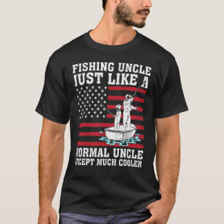 Camiseta Los Hombres Vintage Son Un Tío De Pesca Igual Que 