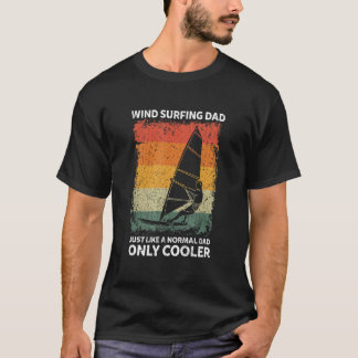 Camiseta Los Hombres Vintage Windsurf A Papá Solo Como Un P
