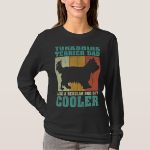 Camiseta Los Hombres Vintage Yorkshire Terrier Dad Like A R