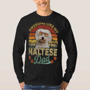 Camiseta Los Hombres Vintan Impresionante Como Mi Padre Mal