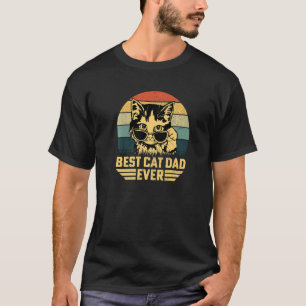 Camiseta Los hombres vivan el mejor papá de gatos jamás el