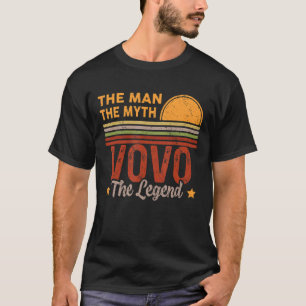 Camiseta Los hombres votan al hombre padre del abuelo retro