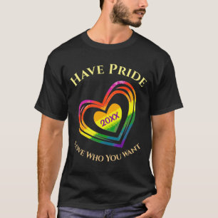 Camiseta Los homosexuales LGBTQ tienen amor en el mes del o