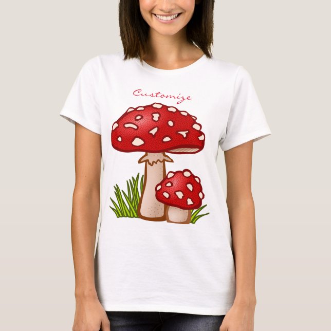 Camiseta Los hongos rojos de Amanita Thunder_Cove (Anverso)